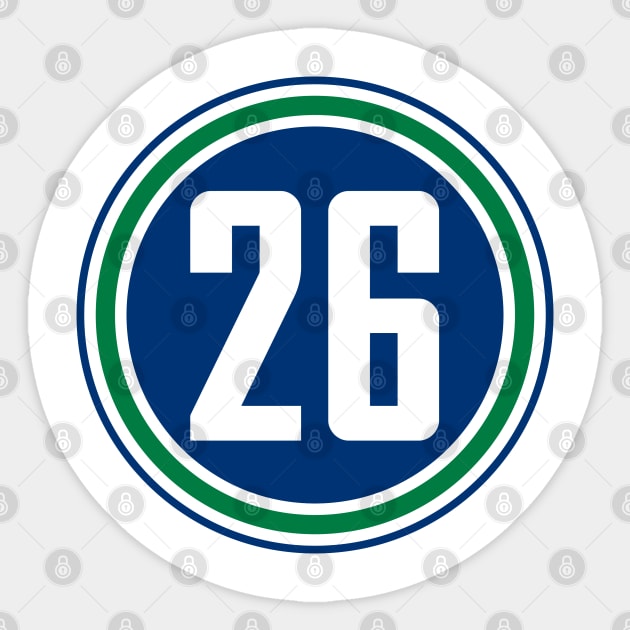 Vancouver Canucks Roussel Sticker by naesha stores